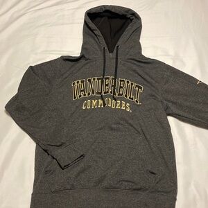 Vanderbilt Commodores hoodie. Dark grey color. High quality material.